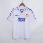 Günstige Fußballtrikots Real Madrid 1996-97 Retro Heimtrikot Kurzarm